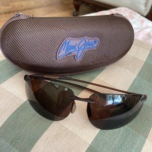 Maui Jim Sport Rimless Brown Polarized Sunglasses